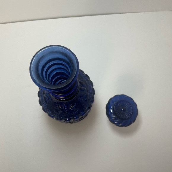 Vintage Cobalt Blue Decanter - Picture 4 of 7